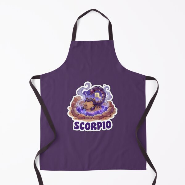 Item preview, Zodiac Capybara Scorpio – Intense Onsen Water Sign Cute Zodiac Sticker designed and sold by Nuist25.