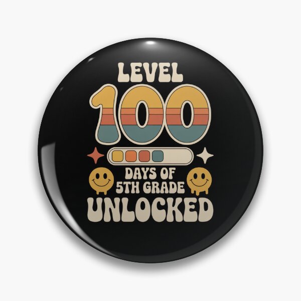 Item preview, Level 100 Days of 5th Grade Unlocked - 100th Day Teacher Gift designed and sold by ViralVector.