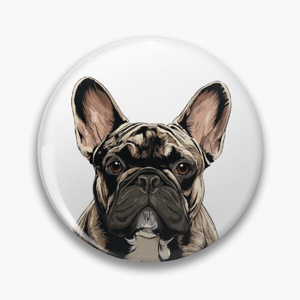 Item preview, Brindle French Bulldog Dog Illustration designed and sold by whyitsme.
