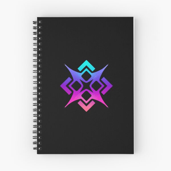 Item preview, Logotipo geométrico vibrante de Synthwave | Símbolo abstracto degradado designed and sold by SAMNagy.
