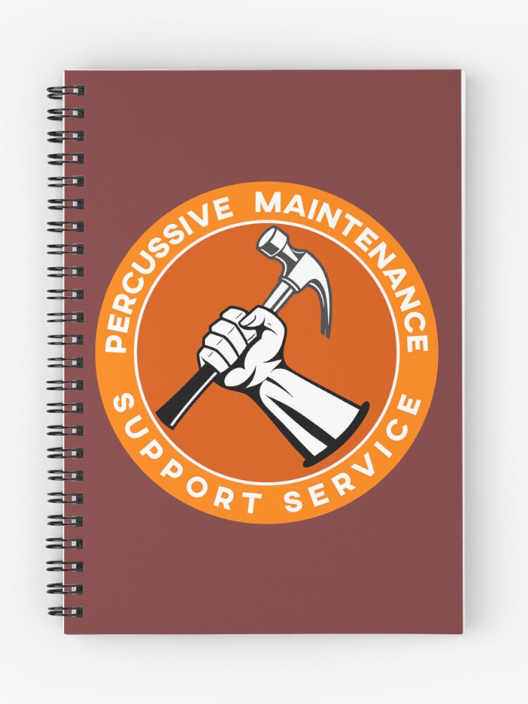 Thumbnail 1 of 3, Journal, Percussive Maintenance Support Service designed and sold by knappidesign.