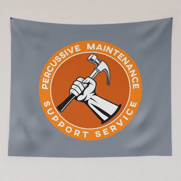Item preview, Percussive Maintenance Support Service designed and sold by knappidesign.