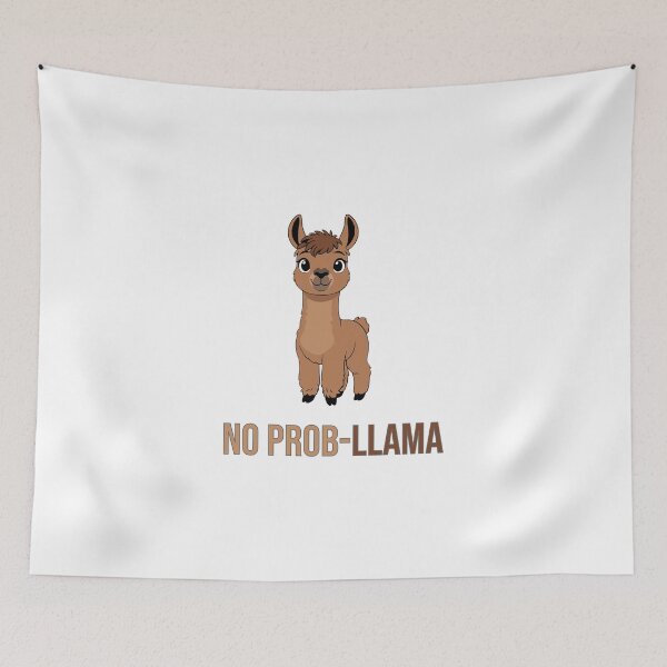 Item preview, No Prob-Llama designed and sold by FootprintDesign.