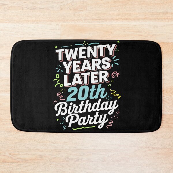 Item preview, Twenty Years Later 20th Birthday Party 20 Year Old  designed and sold by MarryIsMonth.
