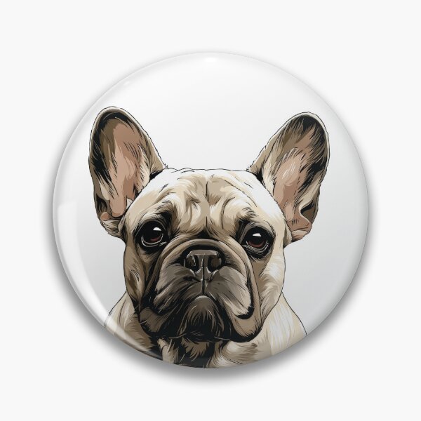 Item preview, Cream French Bulldog Dog Illustration designed and sold by whyitsme.