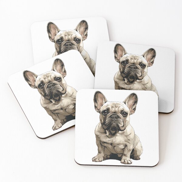 Item preview, Cream French Bulldog Dog Illustration designed and sold by whyitsme.