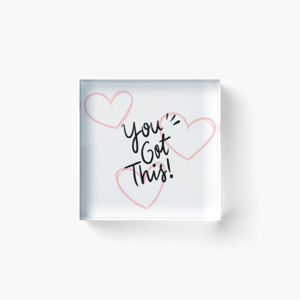 Item preview, You Got This Motivational Text Heart Design designed and sold by Studio Sonder.