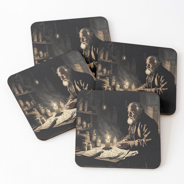 Item preview, Old Man Counting Money by Candlelight designed and sold by LCPcreations.