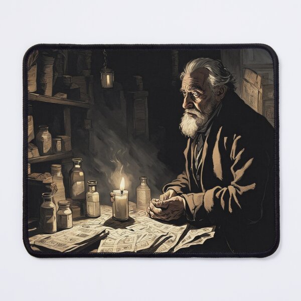 Item preview, Old Man Counting Money by Candlelight designed and sold by LCPcreations.