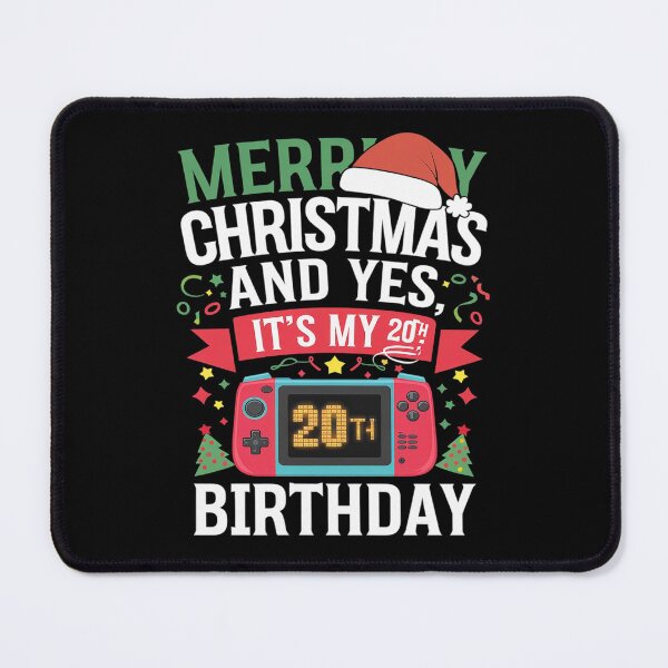 Item preview, Video Game Lover Merry Christmas Yes It's My 20th Birthday  designed and sold by MarryIsMonth.