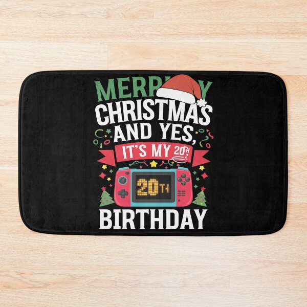 Item preview, Video Game Lover Merry Christmas Yes It's My 20th Birthday  designed and sold by MarryIsMonth.
