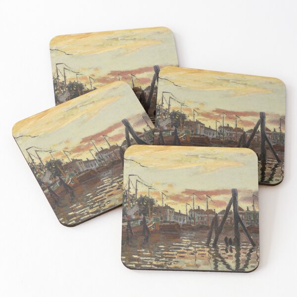 Item preview, The Port of Zaandam (1871) – Claude Monet designed and sold by Art Outlaws.