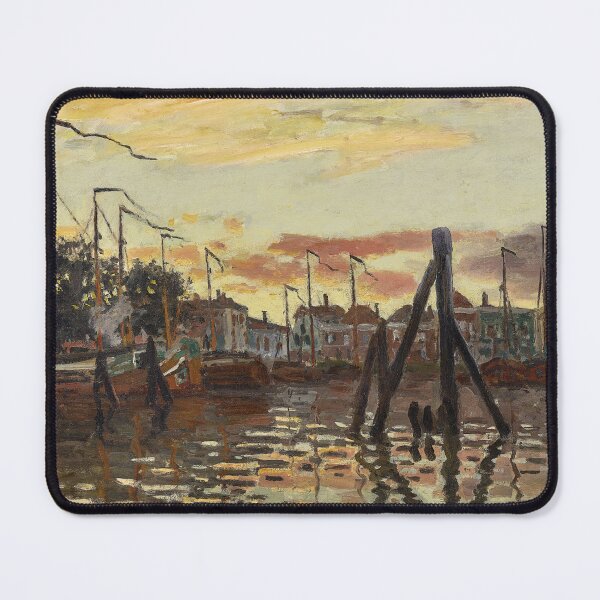 Item preview, The Port of Zaandam (1871) – Claude Monet designed and sold by Art Outlaws.