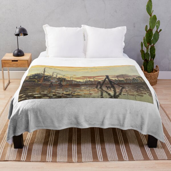Item preview, The Port of Zaandam (1871) – Claude Monet designed and sold by Art Outlaws.