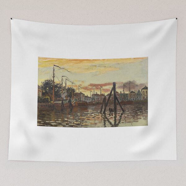 Item preview, The Port of Zaandam (1871) – Claude Monet designed and sold by Art Outlaws.