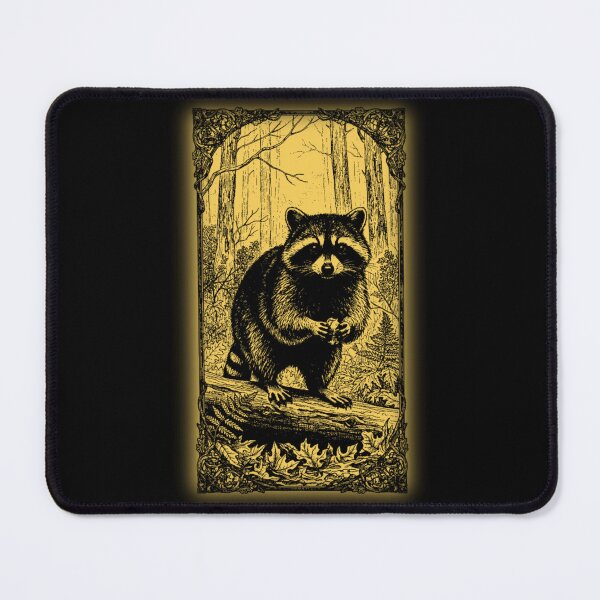 Item preview, Raccoon Golden Ornamental Frame Wildlife designed and sold by RPrintPulse.