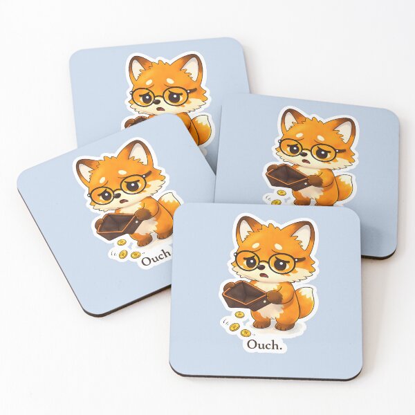 Item preview, Ouch. Broke Fox With An Empty Wallet designed and sold by Still Breathing Studio.