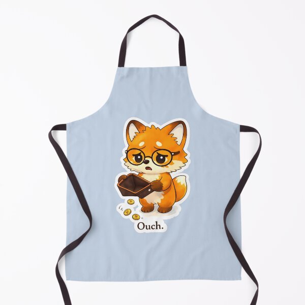 Item preview, Ouch. Broke Fox With An Empty Wallet designed and sold by Still Breathing Studio.