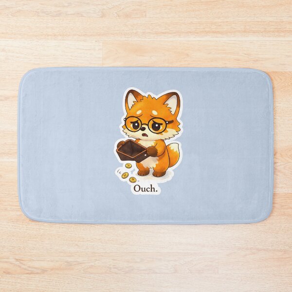Item preview, Ouch. Broke Fox With An Empty Wallet designed and sold by Still Breathing Studio.