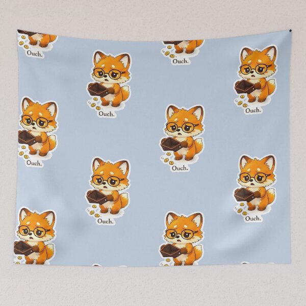 Item preview, Ouch. Broke Fox With An Empty Wallet designed and sold by Still Breathing Studio.