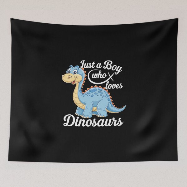 Item preview, Just A Boy Who Loves Dinosaurs Dinosaur Lover Boys  designed and sold by DigitaldeligArt.