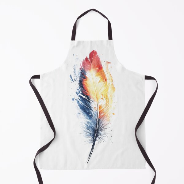 Item preview, Feather with colorful paint splashes designed and sold by anytka.