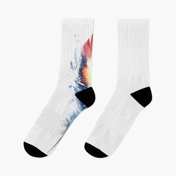 Item preview, Feather with colorful paint splashes designed and sold by anytka.