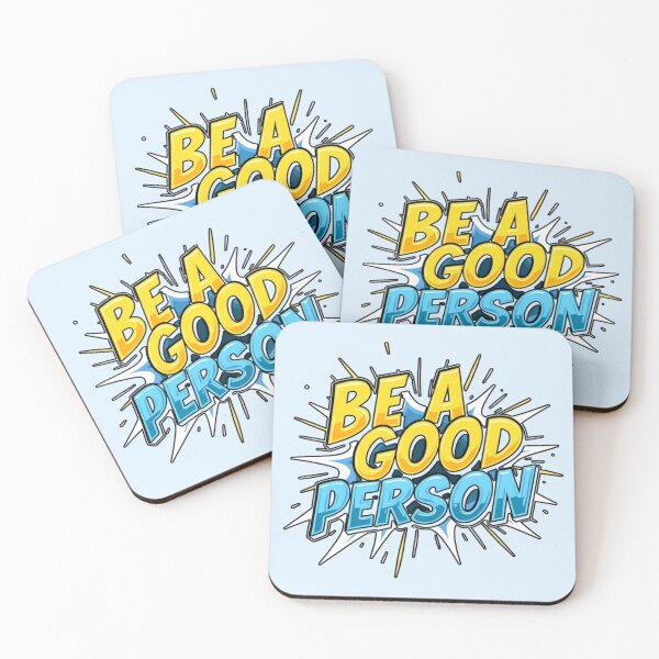 Item preview, Be a Good Person – Positive Message Comic Style Design designed and sold by PriyaMagic.