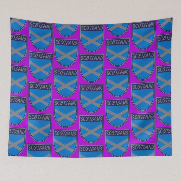 Item preview, Copy of Striking Scottish Emblem Sheild Design Unique Authentic Gift Purple Background Present designed and sold by Arniesart85.
