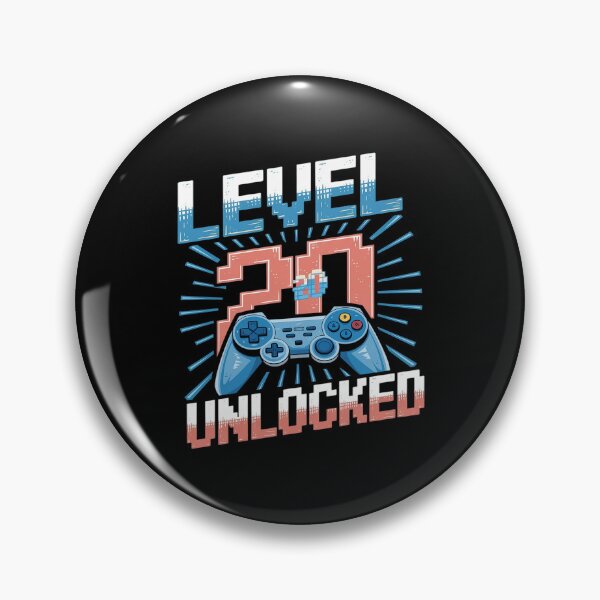 Item preview, Video Games Lover Level 20 Unlocked Gamer 20th Birthday  designed and sold by MarryIsMonth.