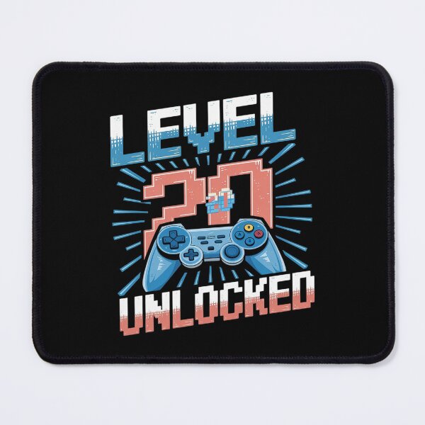 Item preview, Video Games Lover Level 20 Unlocked Gamer 20th Birthday designed and sold by MarryIsMonth.