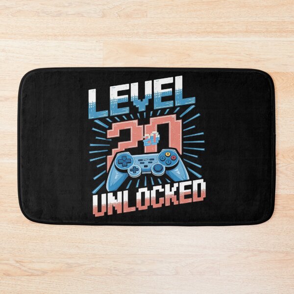 Item preview, Video Games Lover Level 20 Unlocked Gamer 20th Birthday designed and sold by MarryIsMonth.