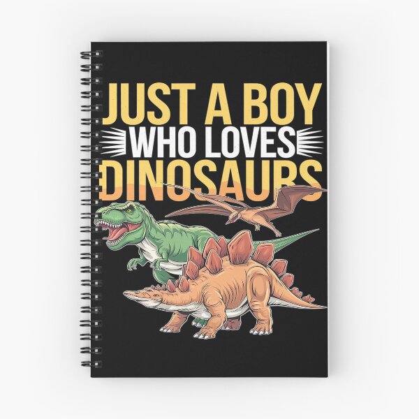 Item preview, Just a Boy Who Loves Dinosaurs Schoolboys  designed and sold by DigitaldeligArt.