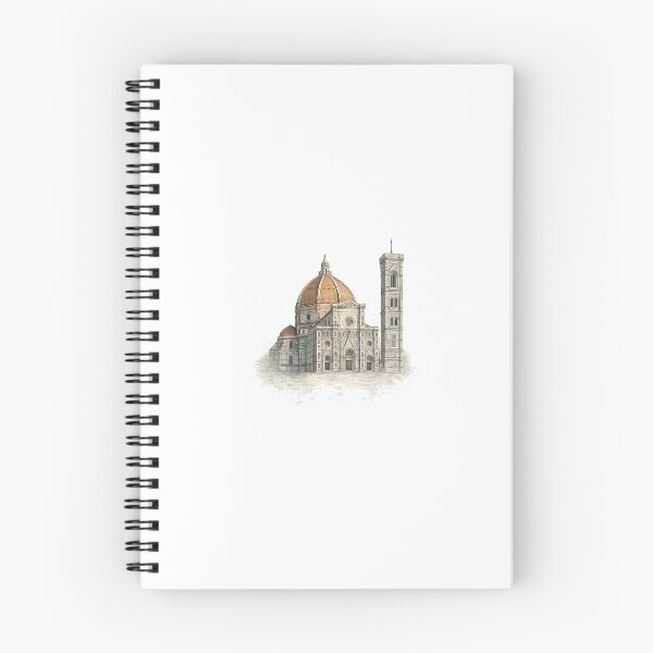 Item preview, Florence watercolor sketch: Duomo Santa Maria del Fiore designed and sold by LongIslandDesgn.