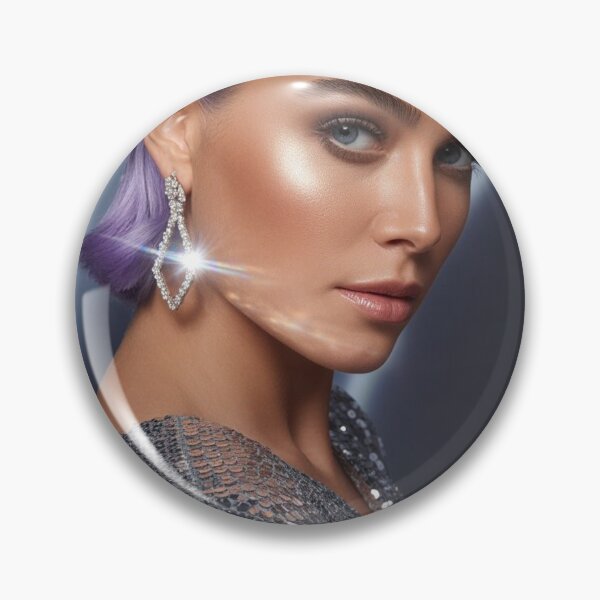 Item preview, Woman with purple hair designed and sold by BenCoStyle.