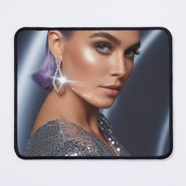 Item preview, Woman with purple hair designed and sold by BenCoStyle.