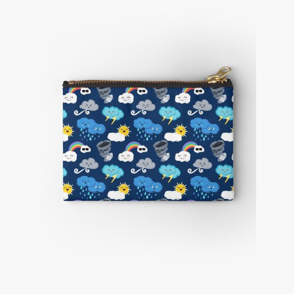 Item preview, Stormy Rainbows Weather Dark Blue designed and sold by SamAnnDesigns.