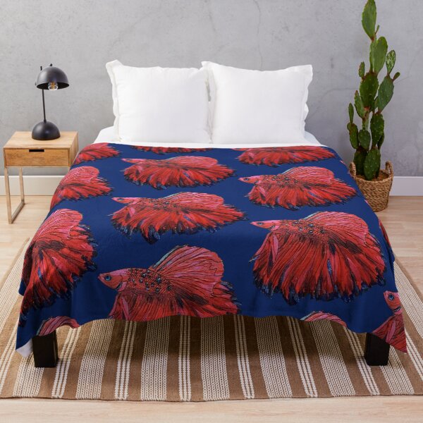Item preview, Red Blue Betta designed and sold by DestructoKitty.