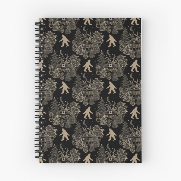 Item preview, Bigfoot Sighting (Or Is That a Sasquatch) Khaki on Black designed and sold by IrishVikingDesigns.