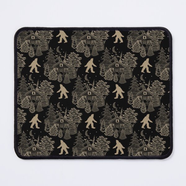Item preview, Bigfoot Sighting (Or Is That a Sasquatch) Khaki on Black designed and sold by IrishVikingDesigns.