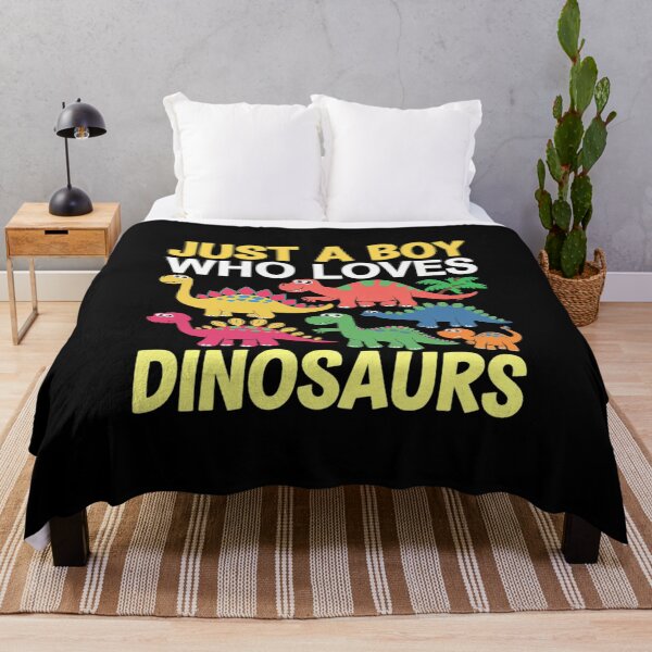Item preview, Just A Boy Who Loves Dinosaurs - Kids Dinosaur  designed and sold by MarkLeedsArt.