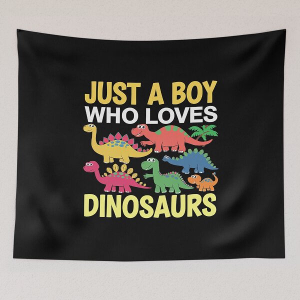 Item preview, Just A Boy Who Loves Dinosaurs - Kids Dinosaur  designed and sold by MarkLeedsArt.