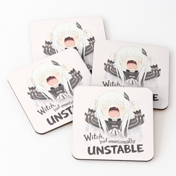 Item preview, Witch, but Emotionally UNSTABLE – Cute Anime Witch Meme Sticker designed and sold by GorilaStudio.