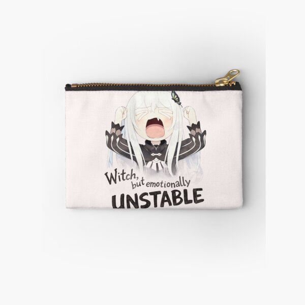 Item preview, Witch, but Emotionally UNSTABLE – Cute Anime Witch Meme Sticker designed and sold by GorilaStudio.