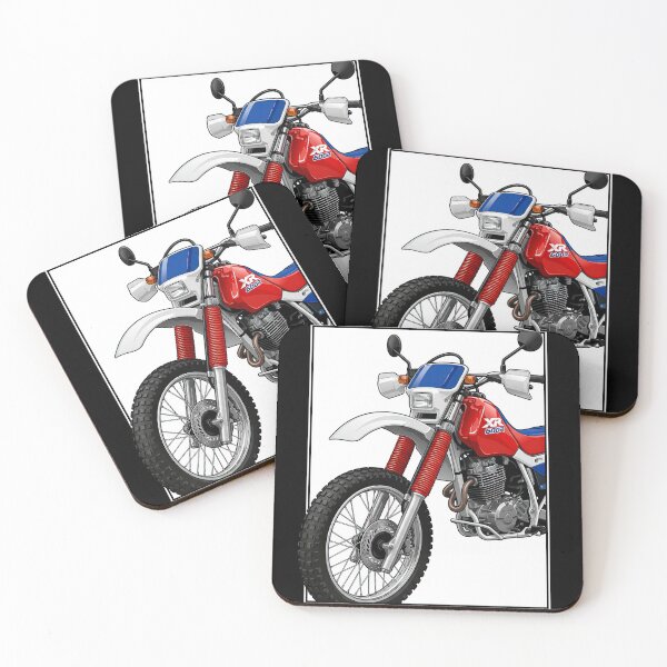 Item preview, Honda XR 600 R Close-Up Enduro Motorcycle Illustration designed and sold by enzoade.