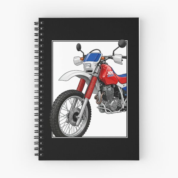 Item preview, Honda XR 600 R Close-Up Enduro Motorcycle Illustration designed and sold by enzoade.