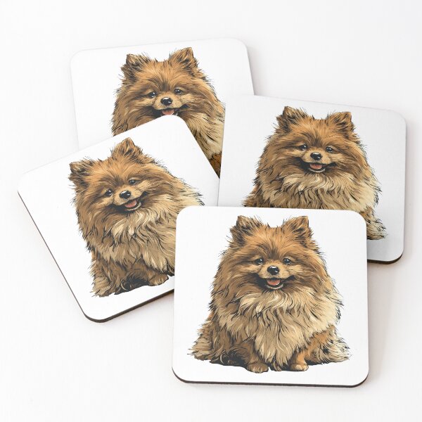 Item preview, Orange Pomeranian Dog Illustration designed and sold by whyitsme.