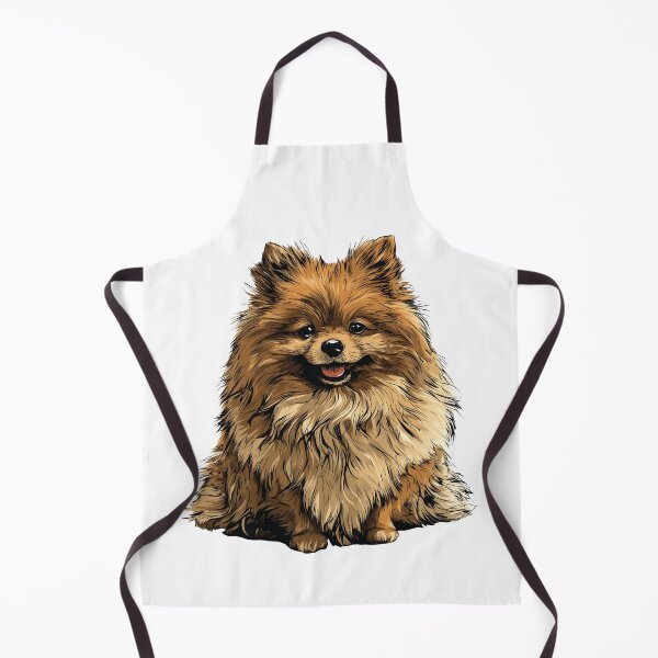 Item preview, Orange Pomeranian Dog Illustration designed and sold by whyitsme.
