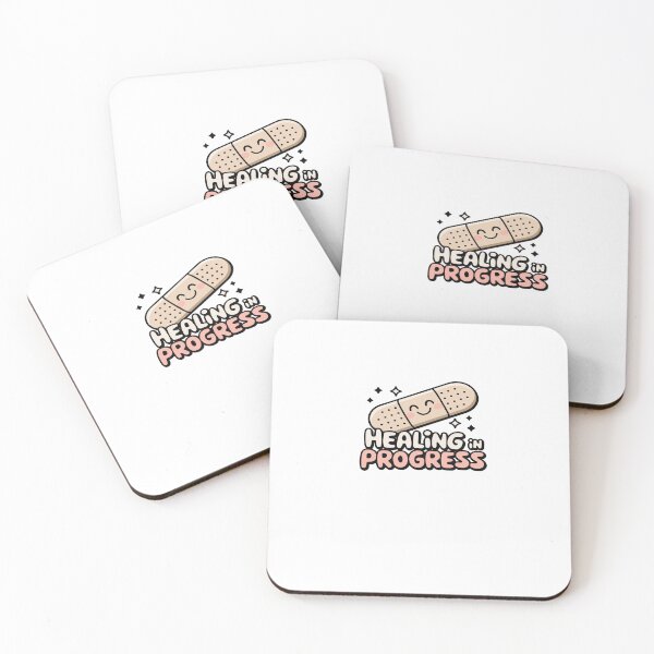 Item preview, Healing in Progress – Mental Health & Self Care Typography Design designed and sold by GoxyVision.