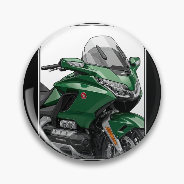 Item preview, Honda Goldwing Close-Up Touring Motorcycle Detailed Illustration designed and sold by enzoade.